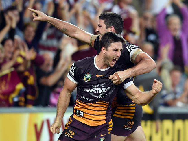 Hunt played 187 first grade games for the Broncos from 2009 to 2017 before moving to the Dragons. Picture: AAP