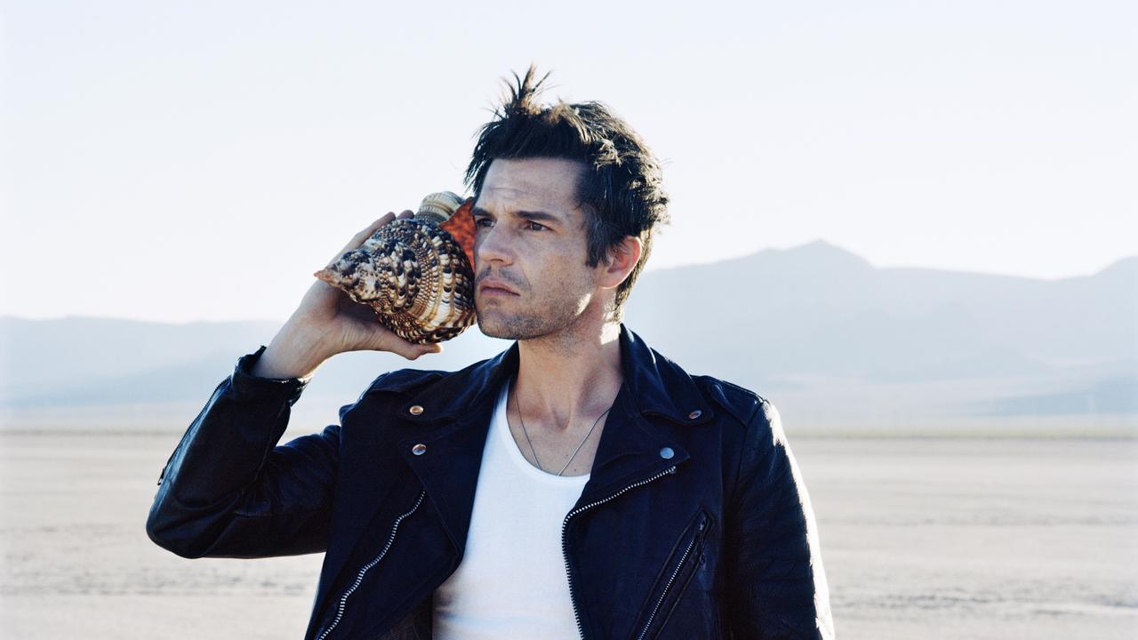 Brandon Flowers from US rock band The Killers.