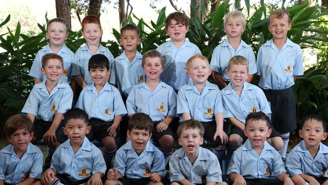 My First Year: TSS Prep RA. Front row: Santi, Henry, Misha, Ryder, Justin, Ray. Middle row: Franklin, Knox, Jesse, Colt, Eli. Back row: Beau, Liam, Rome, Uriah, Byron, Van. Picture: Glenn Hampson.