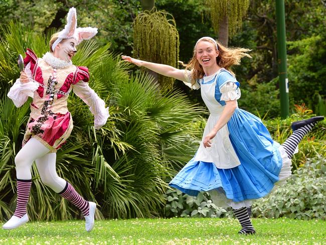 Rippon Lea gardens transformed for Alice in Wonderland production ...