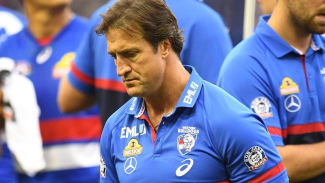 Western Bulldogs coach Luke Beveridge.