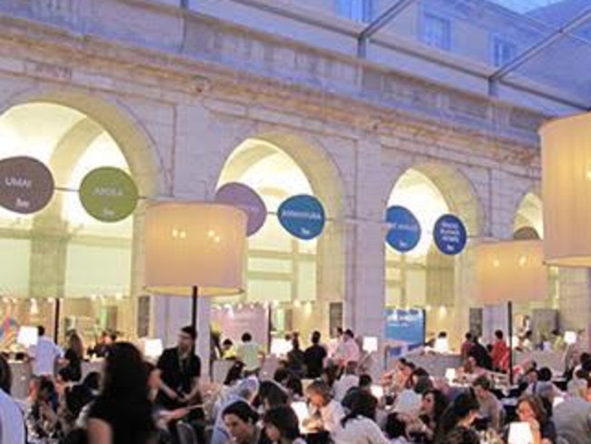 Lavish dinners are a feature of International Federation of Health Plans Conferences. Picture: Supplied
