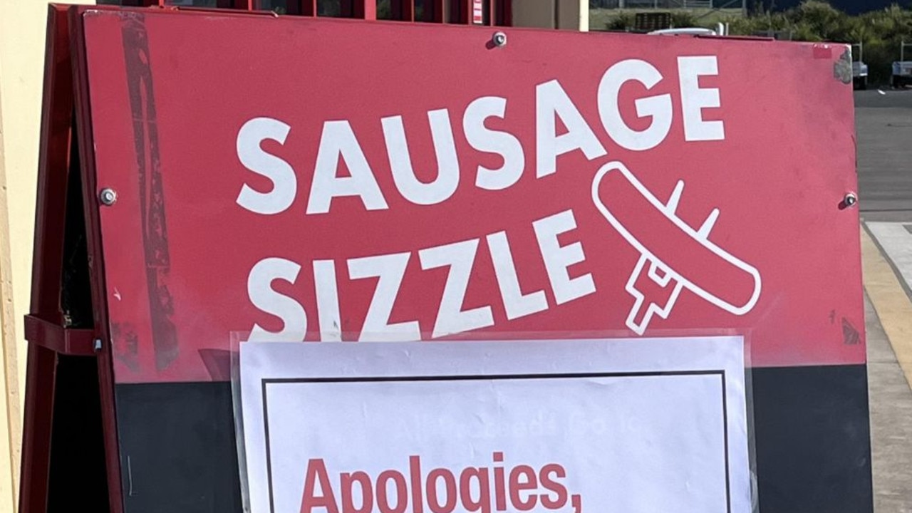 Sign outside Bunnings proves sad reality