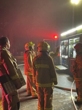 Six teenagers have been charged over a fire at the Cessnock McDonald's July 19. Credit: NSW Fire and Rescue