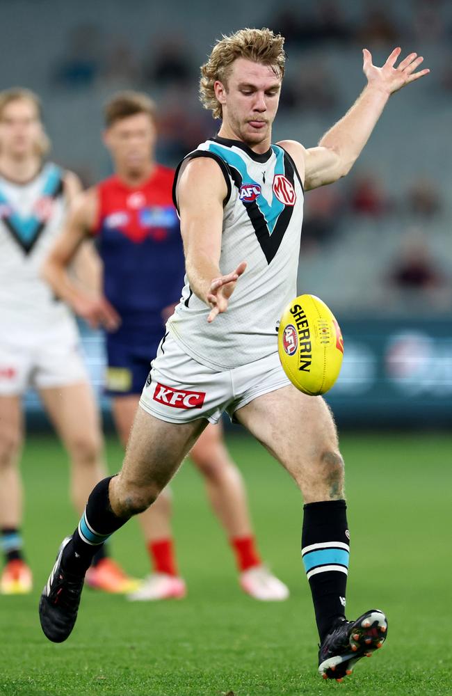 Jason Horne-Francis was the matchwinner on Saturday night. Picture: Josh Chadwick/Getty Images.