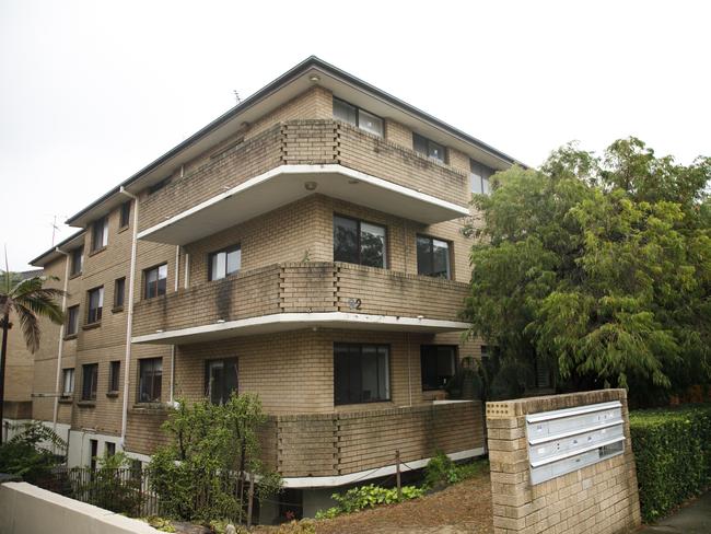 The unit block on Mount St in Coogee. Picture: Tim Pascoe