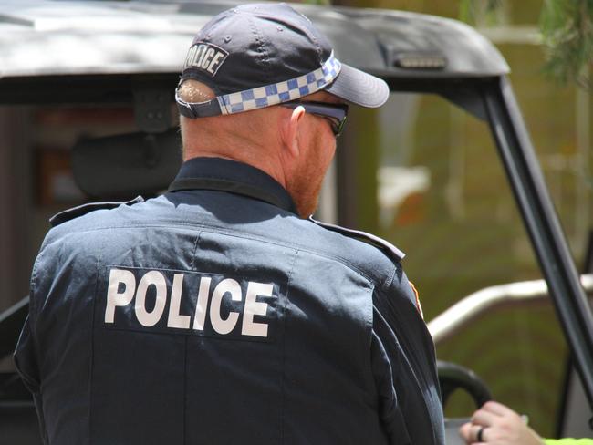 Northern Territory police in Alice Springs, Todd Mall. Picture: Gera Kazakov generic NT Police NTPFES