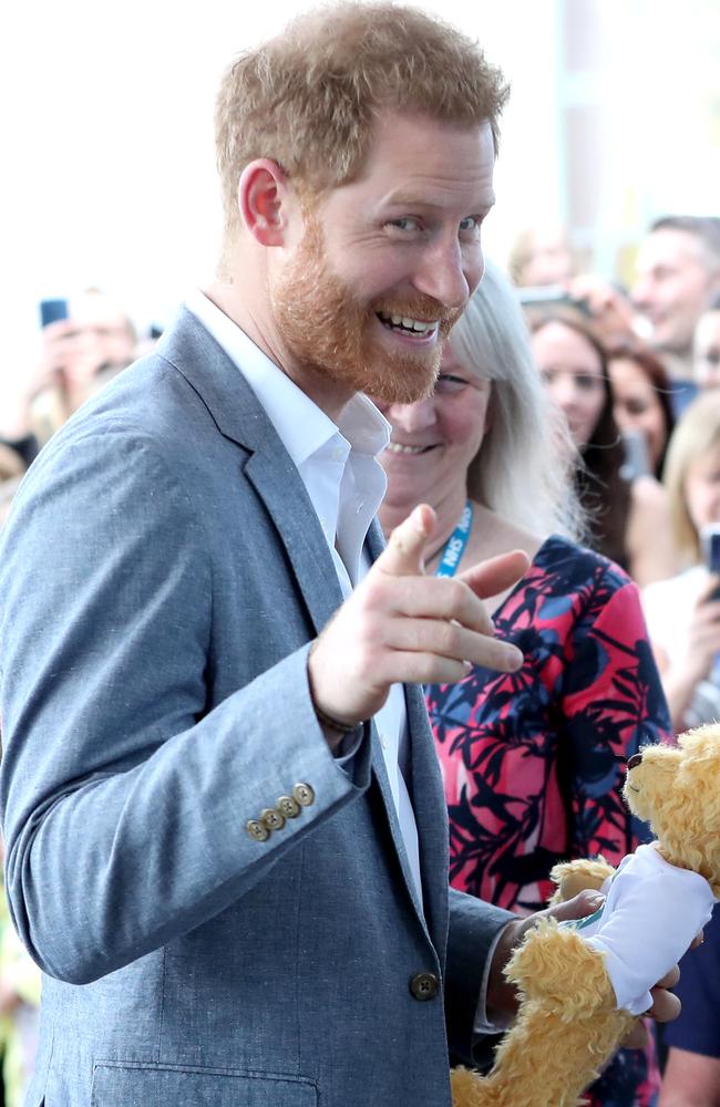 New dad Prince Harry has been back at work since the birth of his son, Archie. Picture: Getty Images