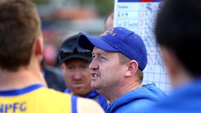 Noble Park coach Steve Hughes. Picture: Stuart Milligan