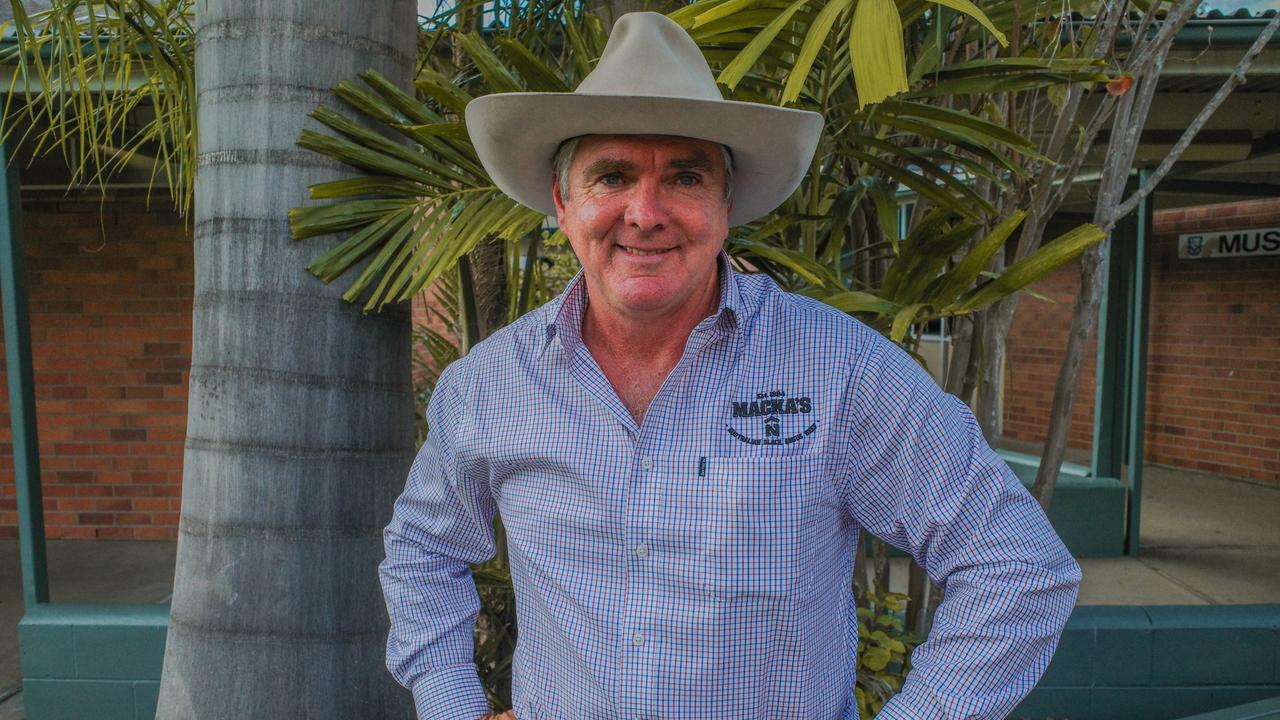 Macka’s Australian Black Angus stud principal Robert Mackenzie at Beef Australia 2021. Picture: Madeleine Stuchbery