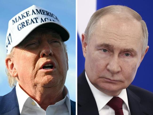 Donald Trump has taken a rare swipe at Vladimir Putin, saying he doesn’t know 'what the hell happened' to his Russian counterpart in the wake of his most recent large-scale strike against Ukraine. Picture: Supplied