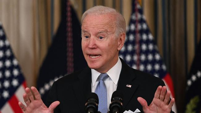 US President Joe Biden. Picture: AFP