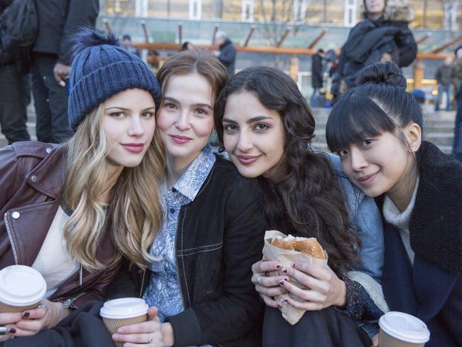 Halston Sage, Zoey Deutch, Medalion Rahimi and Cynthy Wuz in a scene from Before I Fall. Picture: Village Roadshow Films