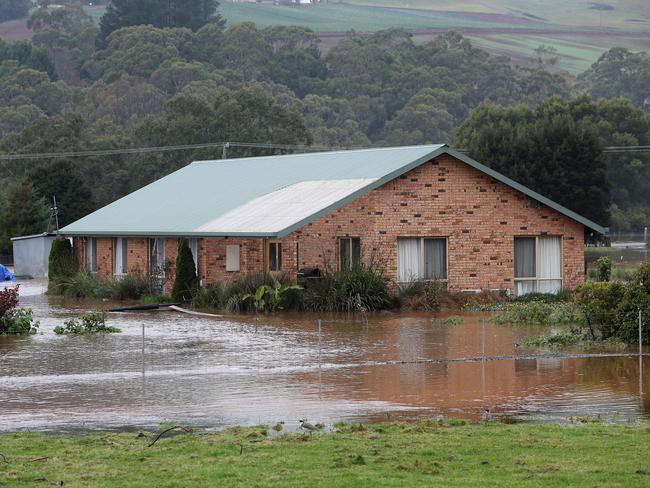 Flooding at Forth. Picture: CHRIS KIDD
