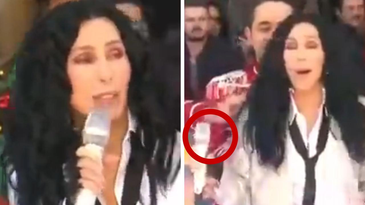 Cher’s awkward flub in rare TV performance