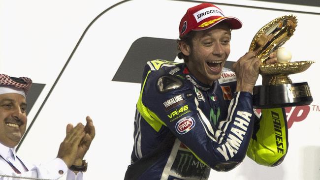 Rossi get the year started off with a bang at Qatar.