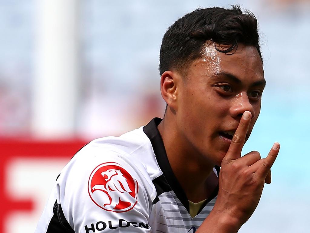 Jarome Luai kept Nathan Cleary on the bench. Picture: Renee McKay/Getty