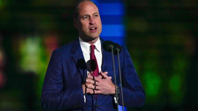 Britain's Prince William, Duke of Cambridge speaks during the Platinum Party at Buckingham Palace. Picture: AFP