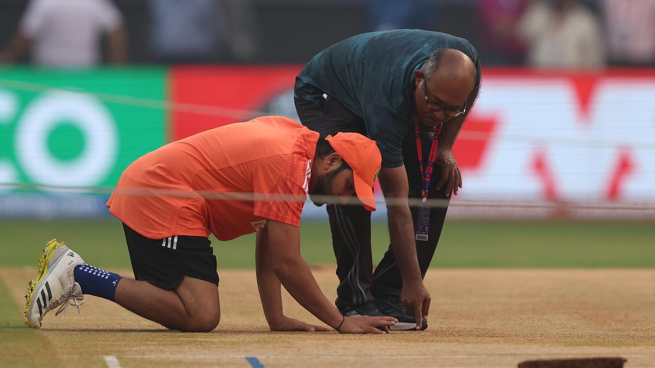 Pitch doctoring controversy overshadowed the semifinals. (Photo by Robert Cianflone/Getty Images)