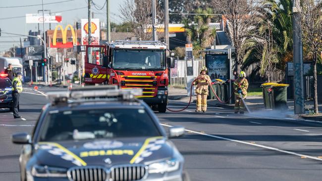 An elderly man was hit and killed near the corner of Bell St and Davis St in Coburg in July. Picture: Tony Gough