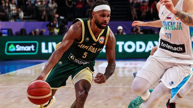 Patty Mills is without an NBA team. Picture: Takashi Aoyama/Getty Images