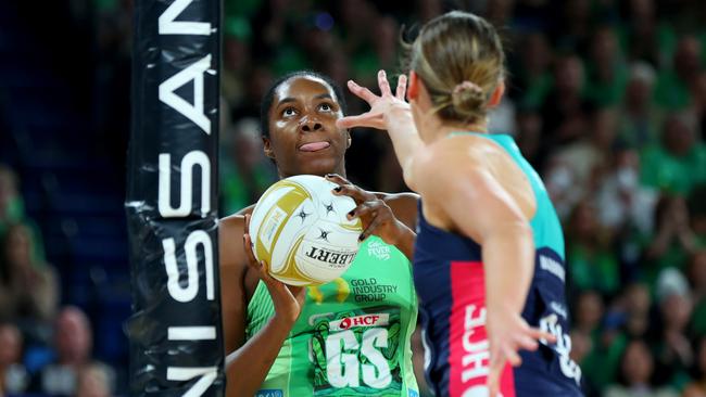 Jhaniele Fowler was key for the Fever. Picture: James Worsfold/Getty Images