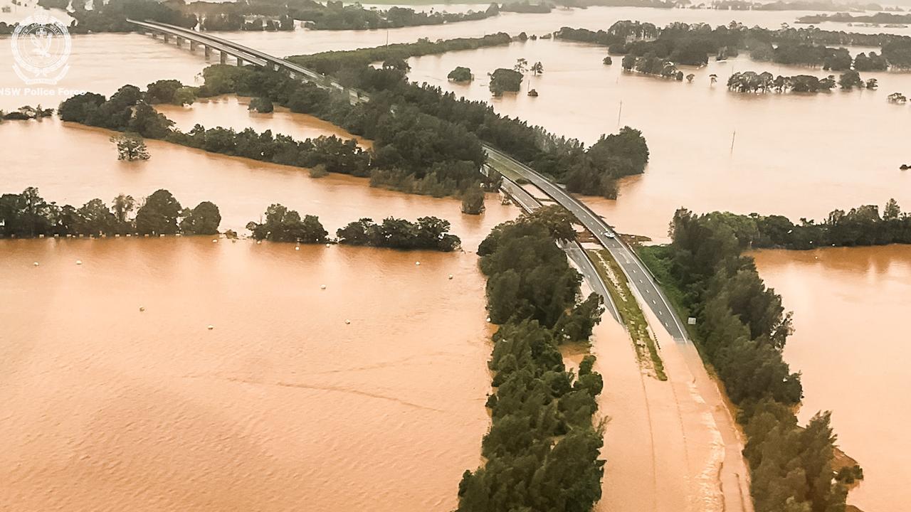 Massive flooding affecting the NSW Mid North Coast. Picture: NSW Police