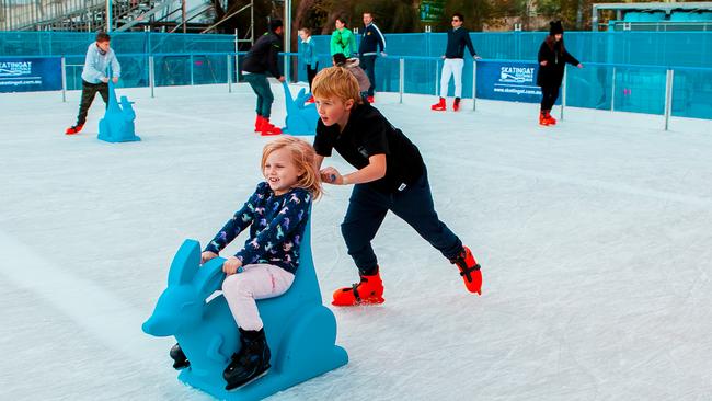 Open-air ice skating is coming to Victoria. Picture: Supplied