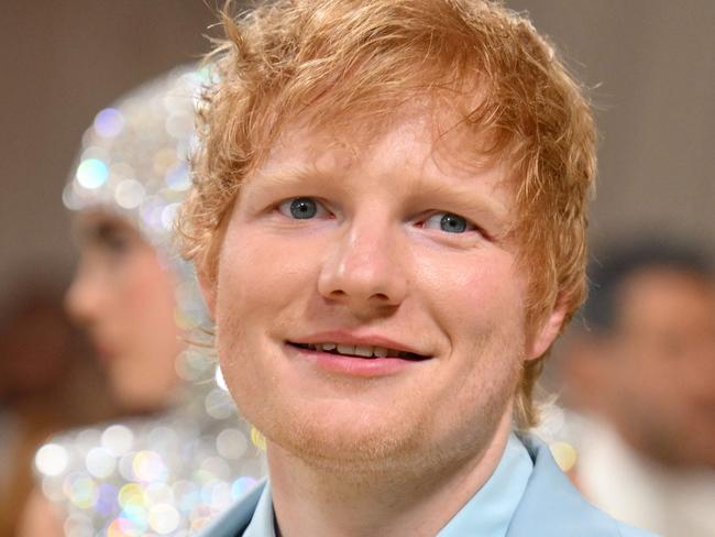 British singer-songwriter Ed Sheeran arrives for the 2024 Met Gala at the Metropolitan Museum of Art on May 6, 2024, in New York. The Gala raises money for the Metropolitan Museum of Art's Costume Institute. The Gala's 2024 theme is âSleeping Beauties: Reawakening Fashion.â (Photo by Angela WEISS / AFP)