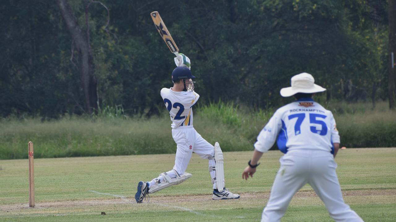 Central Queensland Intercity Cricket, under-16, Rockhampton under-15 versus Gladstone under-16, Rockhampton Cricket Grounds, on February 22, 2025.