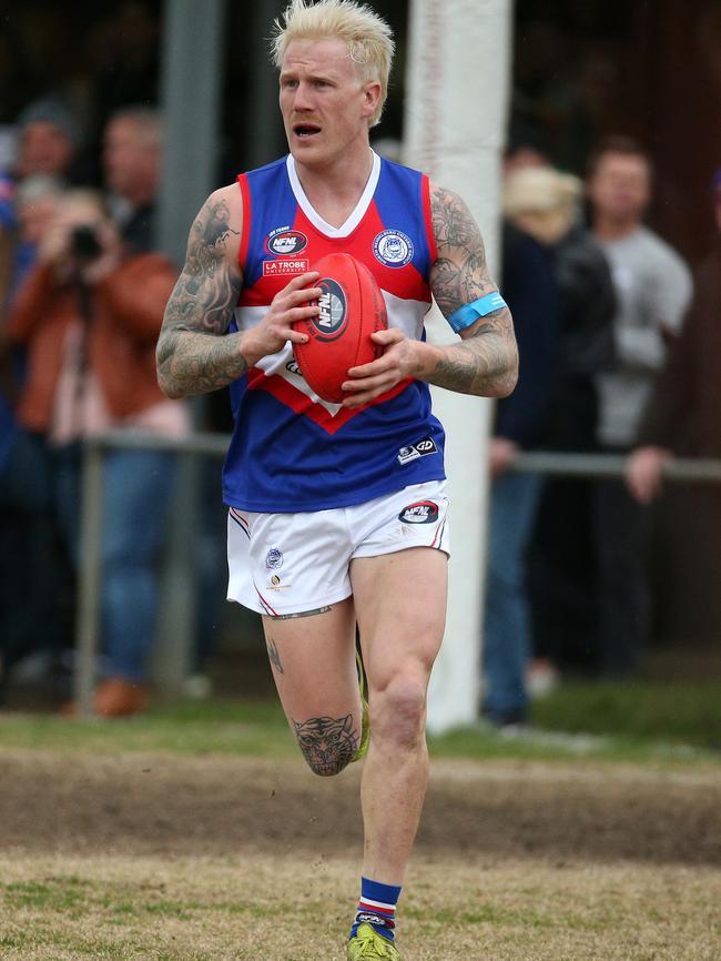 Jhye Baddeley-Kelly in action for North Heidelberg. Picture: Hamish Blair