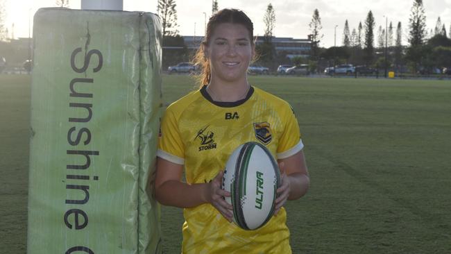 Sunshine Coast Falcons under-17s player Tilly Cason. Picture: Eddie Franklin