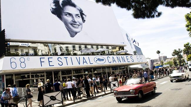 Preparations at Movie Palace ahead of 68th Cannes Film Festival. Source: Splash News