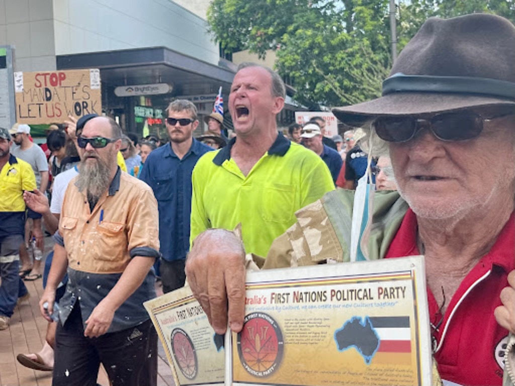 Faces of Darwin's Freedom Rally, Saturday 30 October 2021