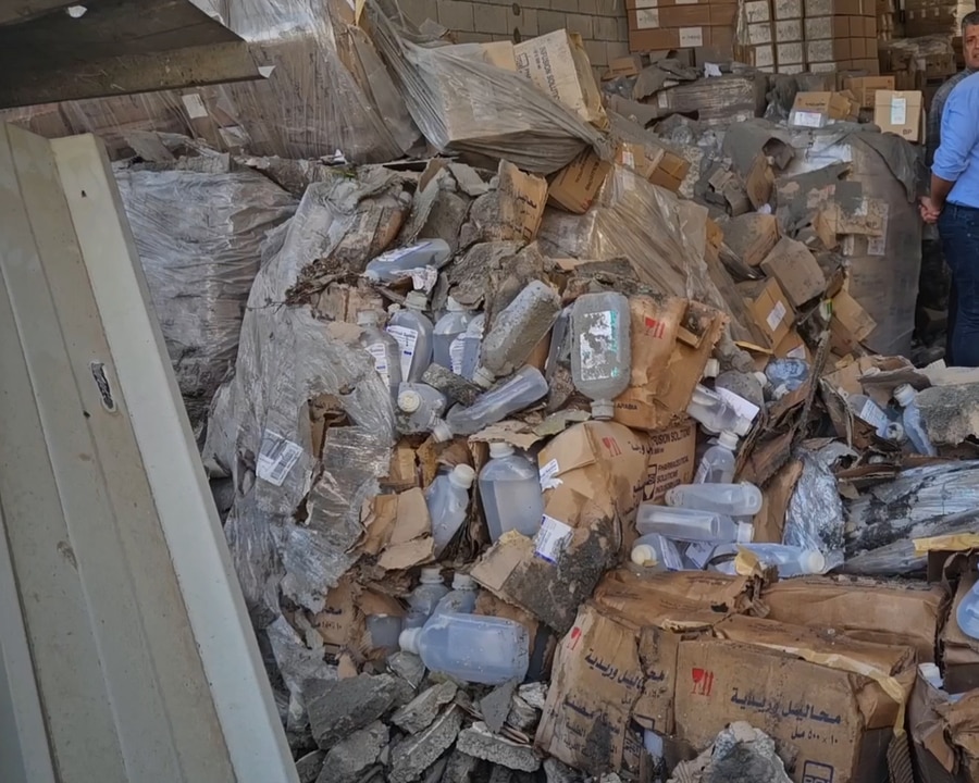 Gaza medical supplies warehouse hit in Israeli attack