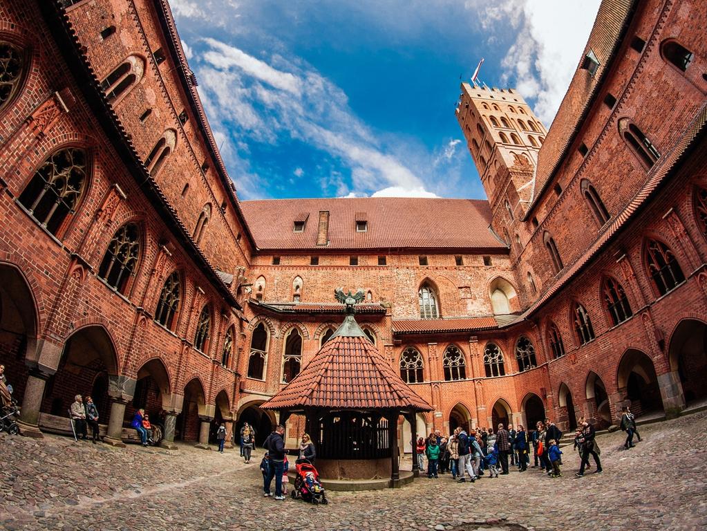 Inside the castle courtyard. Picture: istock