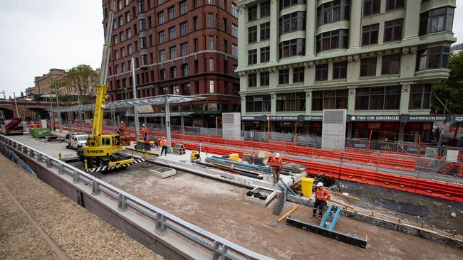 Business have suffered as work has brought the city to a standstill. Picture: Julian Andrews