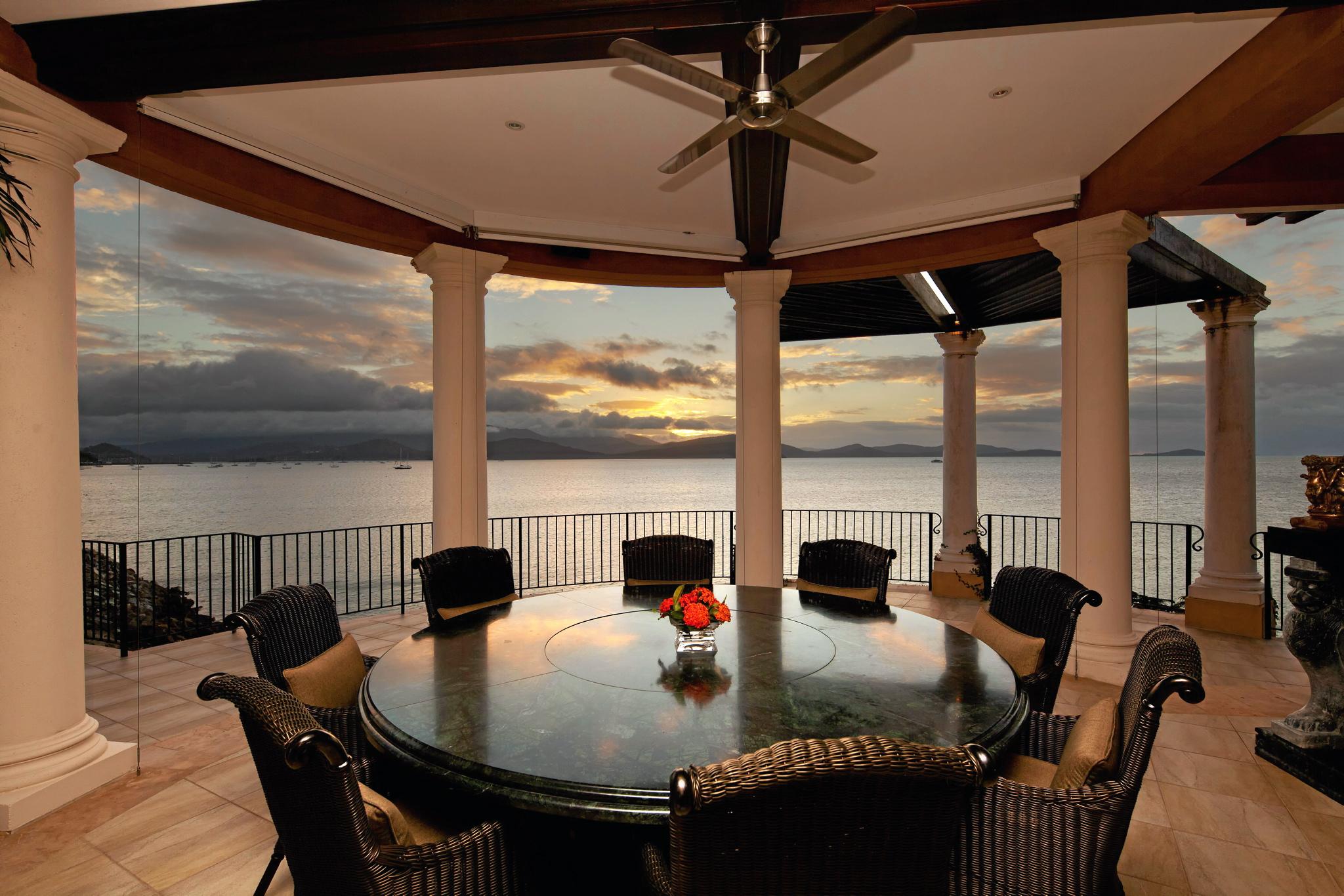 The outdoor dining area at Mandalay House.Contributed. Picture: Contributed