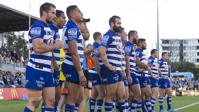 The Bulldogs have battled to close out tight matches. Pic: AAP Image/Craig Golding