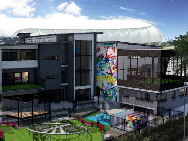 GCB PICTURE - Artist impressions of the Arcadia College campus in Robina