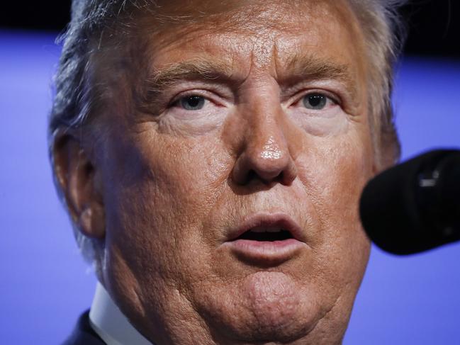 President Donald Trump speaks during a news conference before departing the NATO Summit in Brussels, Belgium, Thursday, July 12, 2018. (AP Photo/Pablo Martinez Monsivais)