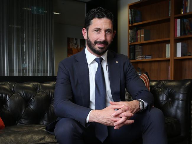 16/11/2023. Ryan Stokes, Managing Director and CEO Seven Group Holdings, photographed at their offices in Sydney. Britta Campion / The Australian