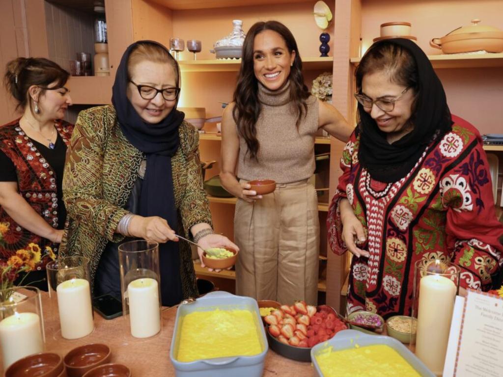 Meghan Markle hosted a heartfelt dinner for the Southern California Welcome Project. Picture: archewell.org