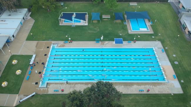 Payneham pool as it currently looks. Credit: Southern Drones