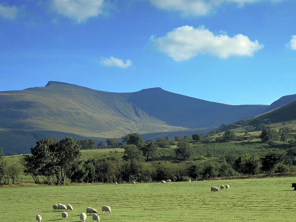 The property sits in the Brecon Beacons National Park in Wales.