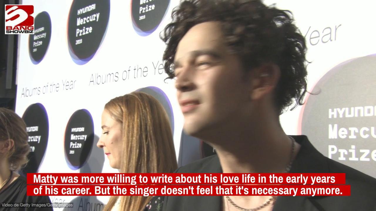 Matty Healy refuses to write about 'casual romantic liaisons'