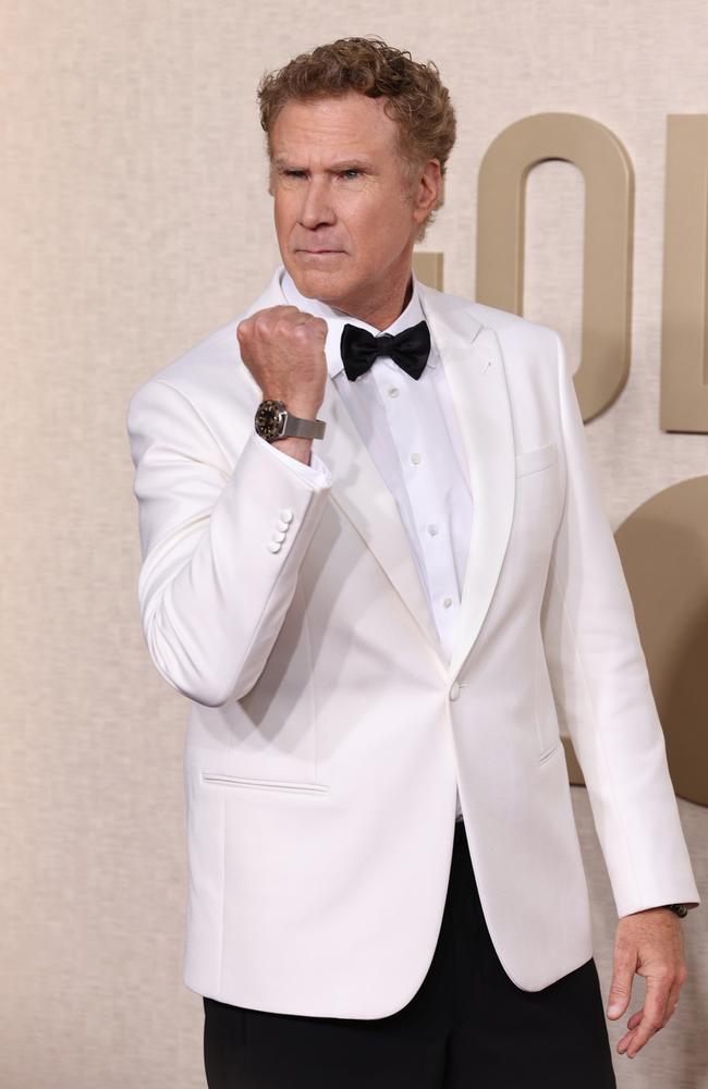 The actor looking vastly different at the Golden Globes earlier this year. Picture: Kevin Mazur/Getty Images