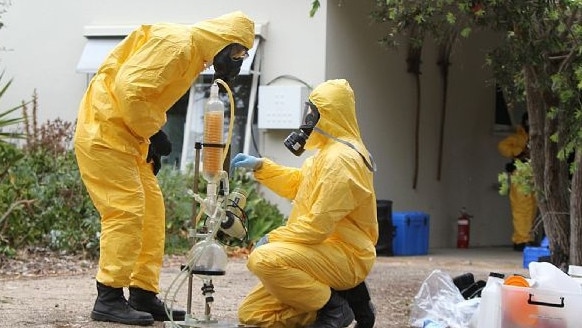 Police have uncovered sophisticated, dangerous meth labs across Victoria. Picture: Victoria Police