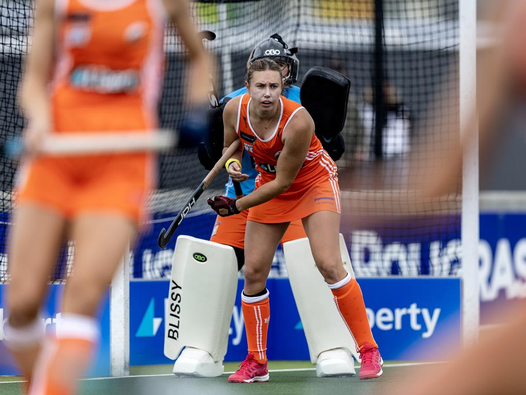 Brisbane Blaze Hockey One player Renee Taylor. Picture: HKM MEDIA