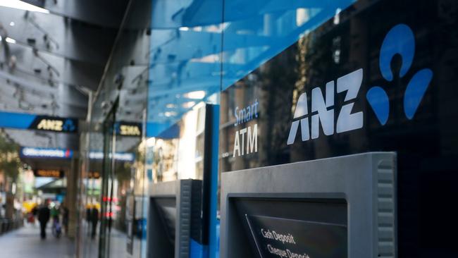 ANZ on Tuesday posted a 7 per cent drop in interim cash profit to $3.55bn. Picture: Getty Images